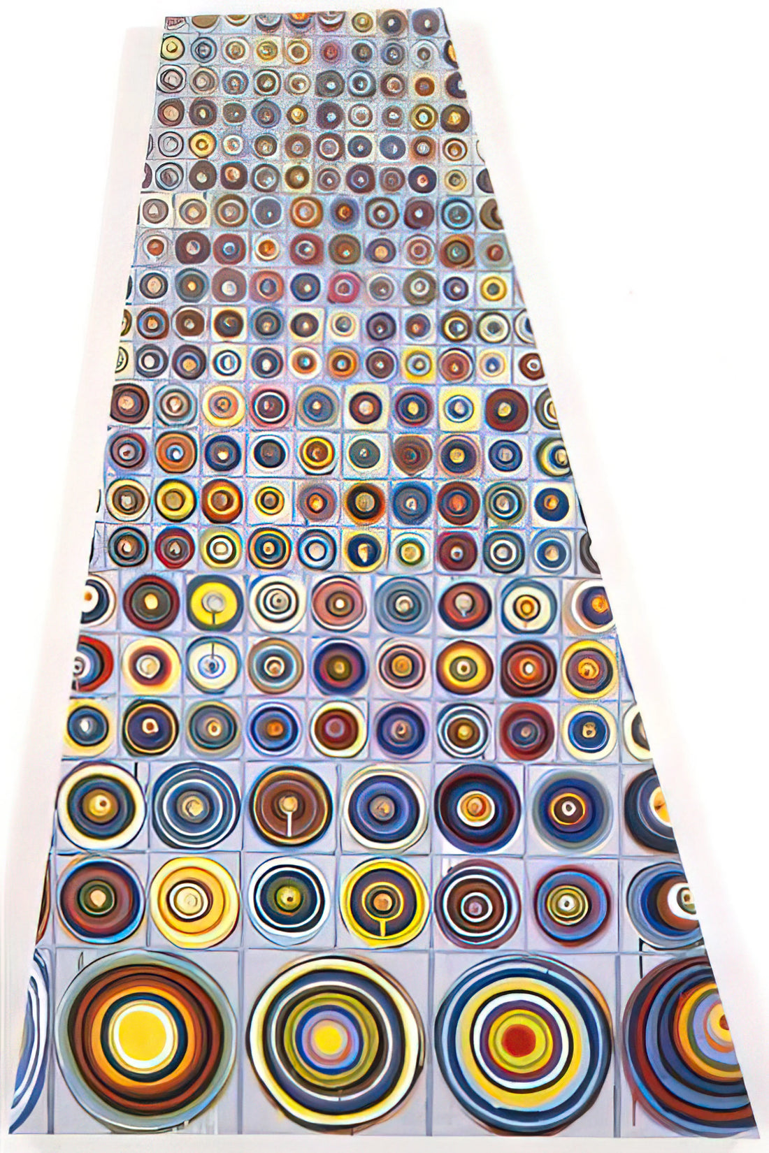 Jennifer Bartlett Prints: A Collector's Guide to Her Grids, Systems, and Visual Poetry - Diminishing Circles - 2001 by Jennifer Bartlett