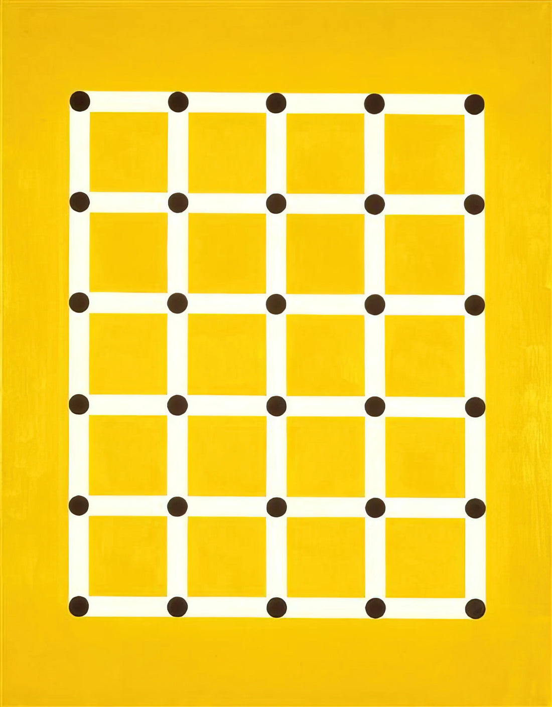 Jeremy Moon Framed Canvas Print: A Guide to Collecting British Geometric Abstraction - Trellis - 1962 by Jeremy Moon