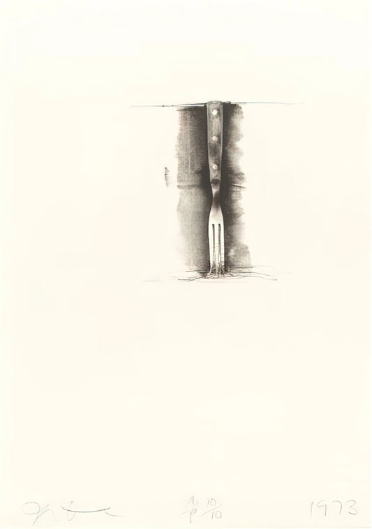 Jim Dine Heart Prints: The Iconic Symbolism of an American Master - UNTITLED FROM TEN WINTER TOOLS 1973 8 by Jim Dine