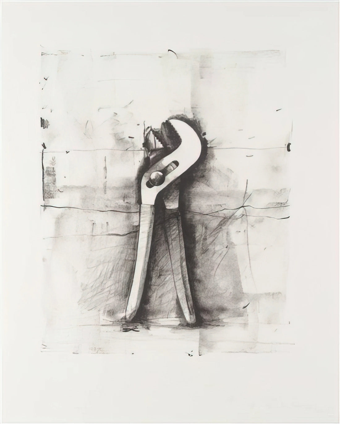 Jim Dine Monoprints: The Intimate, Spontaneous Art of an American Master - UNTITLED FROM TEN WINTER TOOLS 1973 by Jim Dine