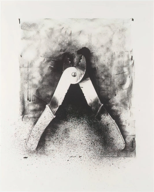 Jim Dine's The Smiling Workman: A Deep Dive into the Artist's Iconic Persona - UNTITLED FROM TEN WINTER TOOLS 1973 7 by Jim Dine