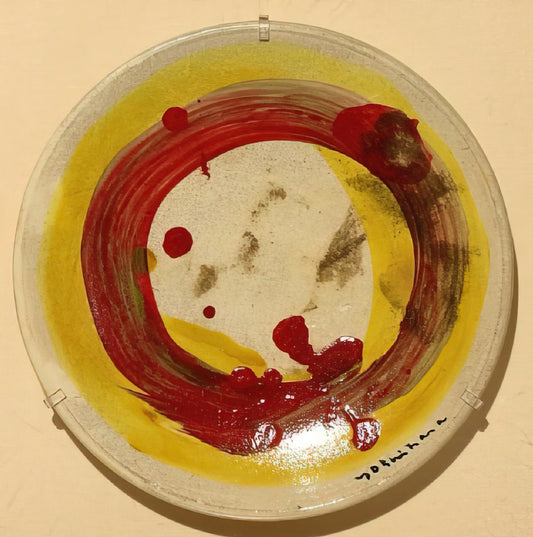 Jiro Yoshihara Framed Art Print: A Curated Guide to the Gutai Master's Legacy - Circle - 1963 by Jiro Yoshihara