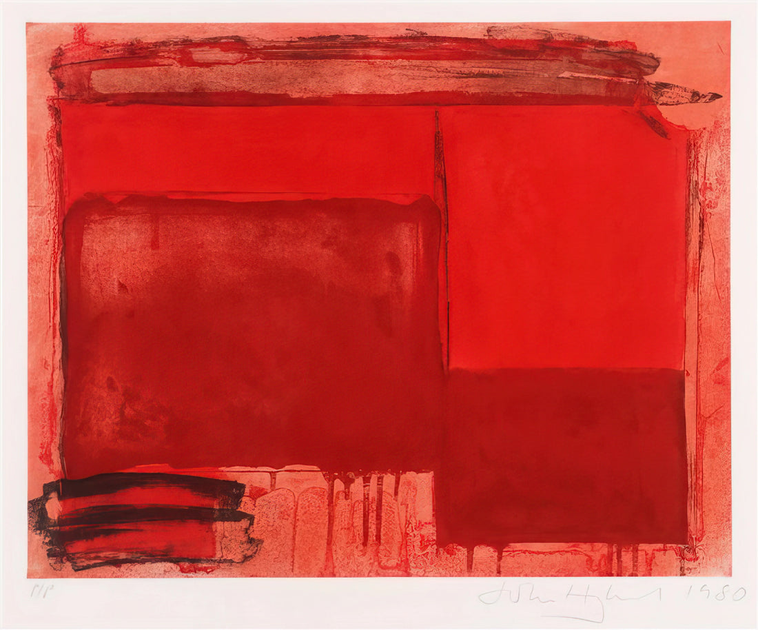 John Hoyland Canvas: The Bold Legacy of Britain's Abstract Master - Tembi - 1980 by John Hoyland
