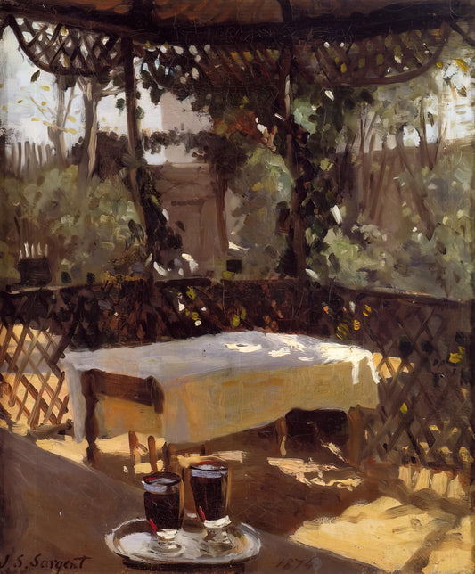 John Singer Sargent Gardner Museum: The Artist's Enduring Connection to Isabella Stewart Gardner - Two Wine Glasses by John Singer Sargent