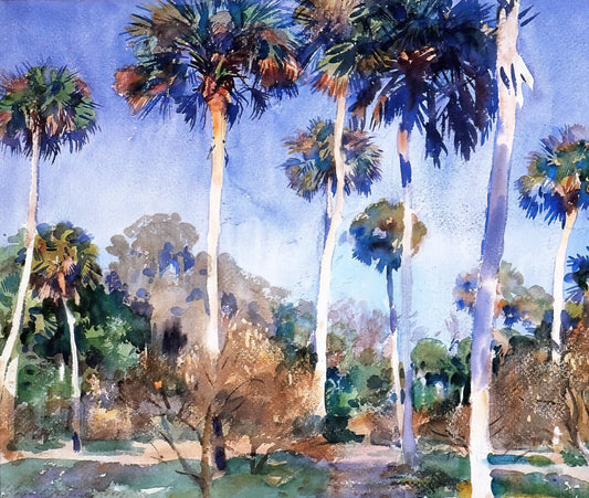 John Singer Sargent Portraits: The Master of Psychological Depth and Aristocratic Elegance - Palms by John Singer Sargent
