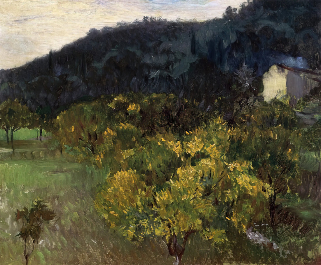 John Singer Sargent Reproductions: Acquiring Museum-Quality Prints of a Master Portraitist - Landscape near Grasse by John Singer Sargent