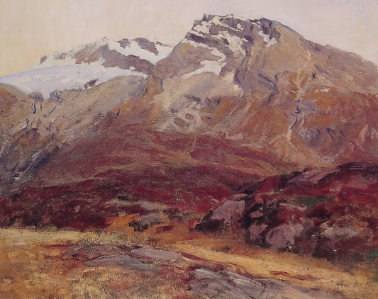John Singer Sargent and the Hagia Sophia: A Master's Encounter with Byzantine Grandeur - Coming Down from Mont Blanc by John Singer Sargent