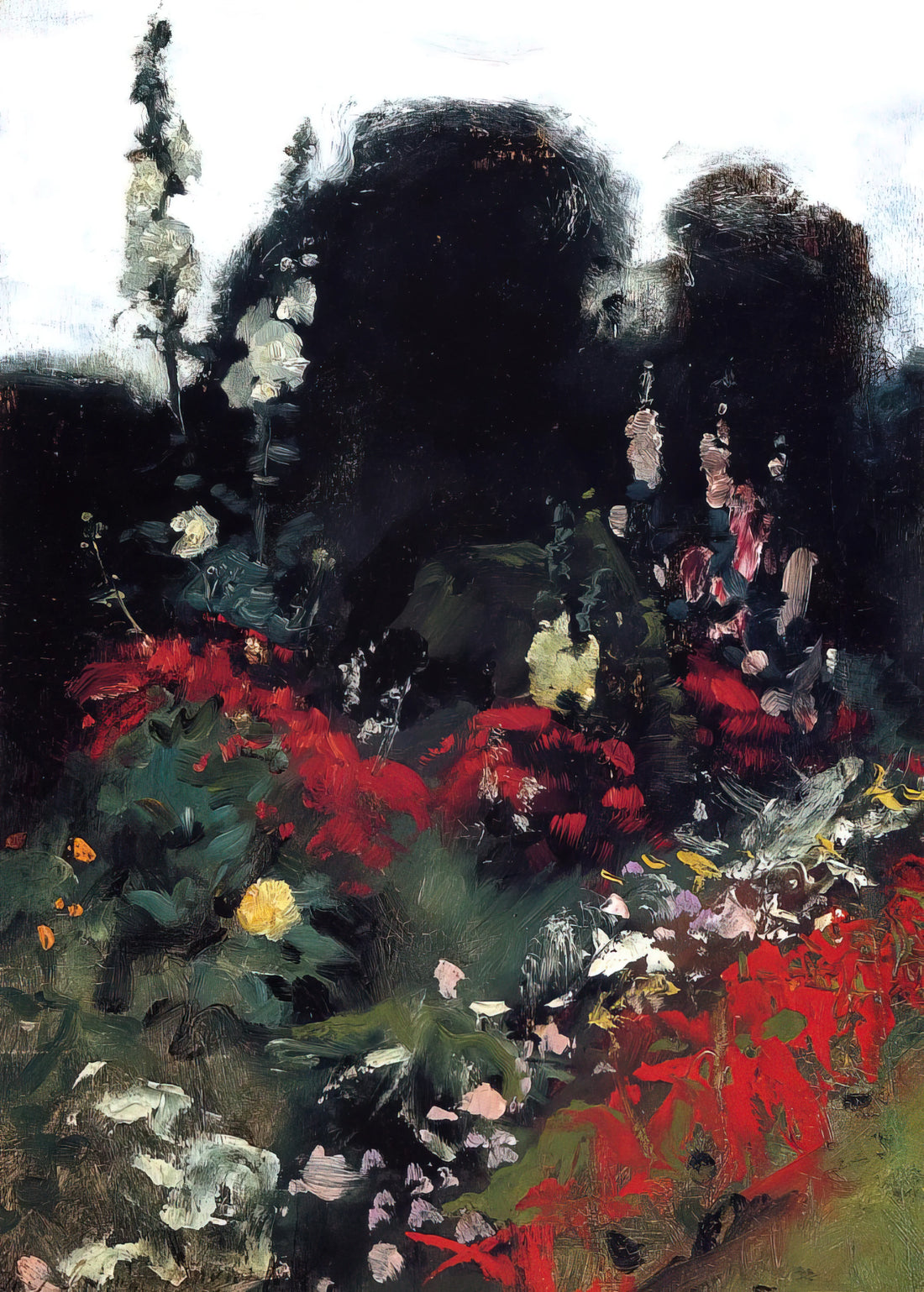 John Singer Sargent: The Master of Portraiture and the Allure of His Paintings - Corner of a Garden by John Singer Sargent