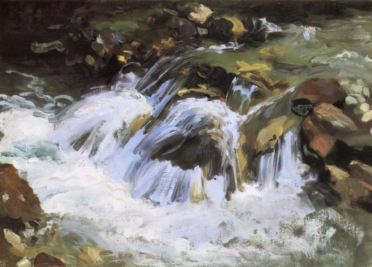 John Singer Sargent's Madame X Print: A Masterpiece of Portraiture and Provocation - A Mountain Stream, Tyrol by John Singer Sargent