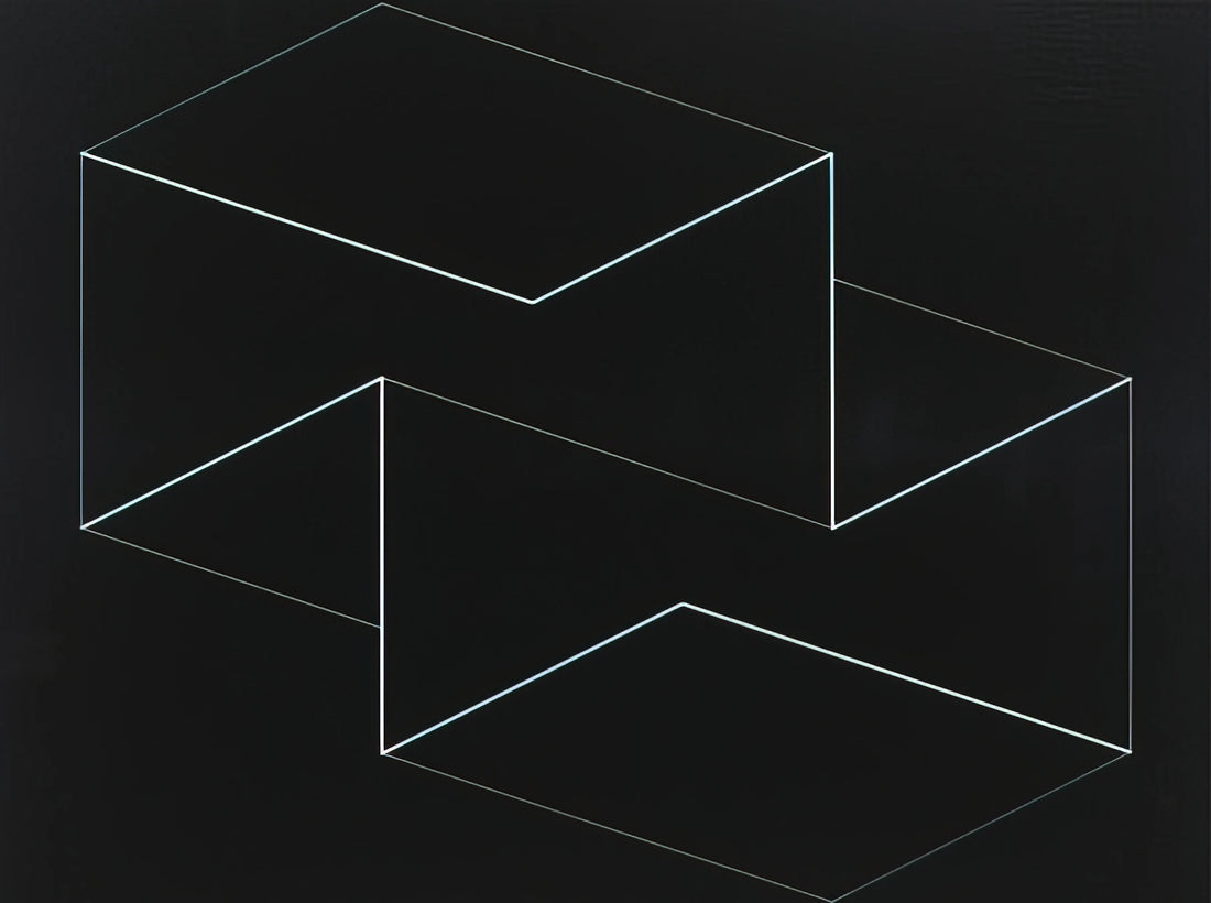 Josef Albers Nesting Tables: A Masterpiece of Bauhaus Design and Modernist Function - F M E 5 1962 by Josef Albers
