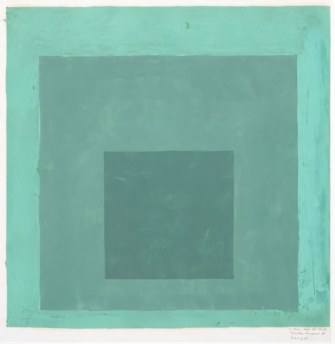 Josef Albers Original: A Collector's Guide to Authenticity, Value, and Legacy - STUDY FOR HOMAGE TO THE SQUARE 1 by Josef Albers