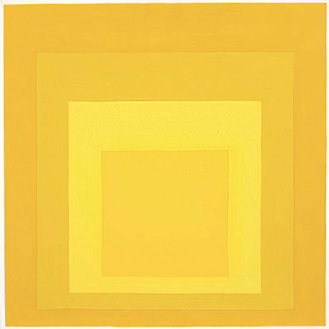 Josef Albers Screen Prints: A Masterclass in Color Theory and Modernist Precision - HOMAGE TO THE SQUARE 1964 by Josef Albers