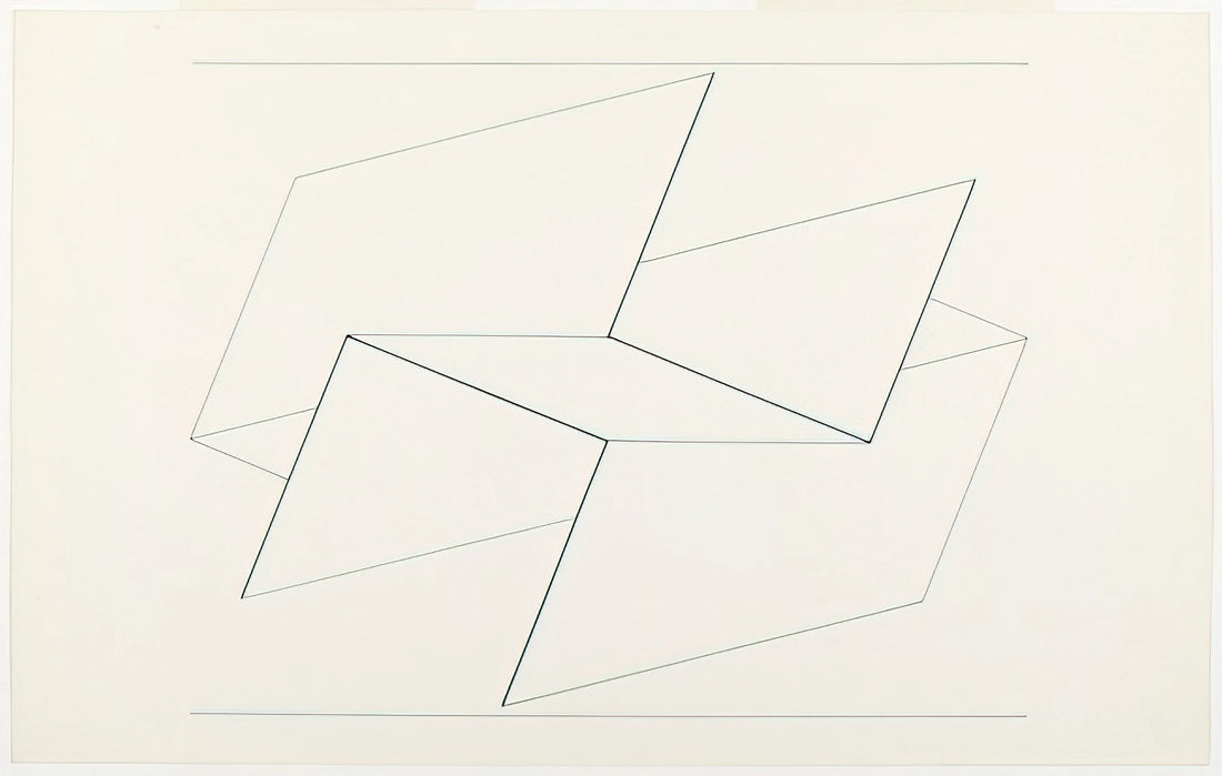 Josef Albers Silkscreen: A Masterclass in Color Theory and Printmaking - STRUCTURAL CONSTELLATION VI 1960 by Josef Albers
