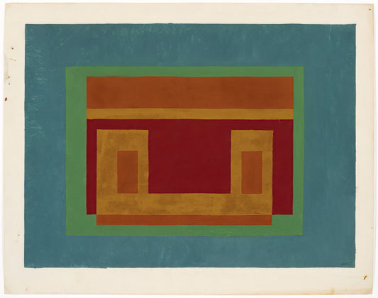 Josef Albers Tables: The Intersection of Geometric Abstraction and Functional Design - VARIANT ADOBE 1947 by Josef Albers
