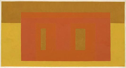 Josef Albers: The Abstract Artist Who Revolutionized Color Theory - VARIANT ADOBE SOUTHERN CLIMATE 1948 by Josef Albers
