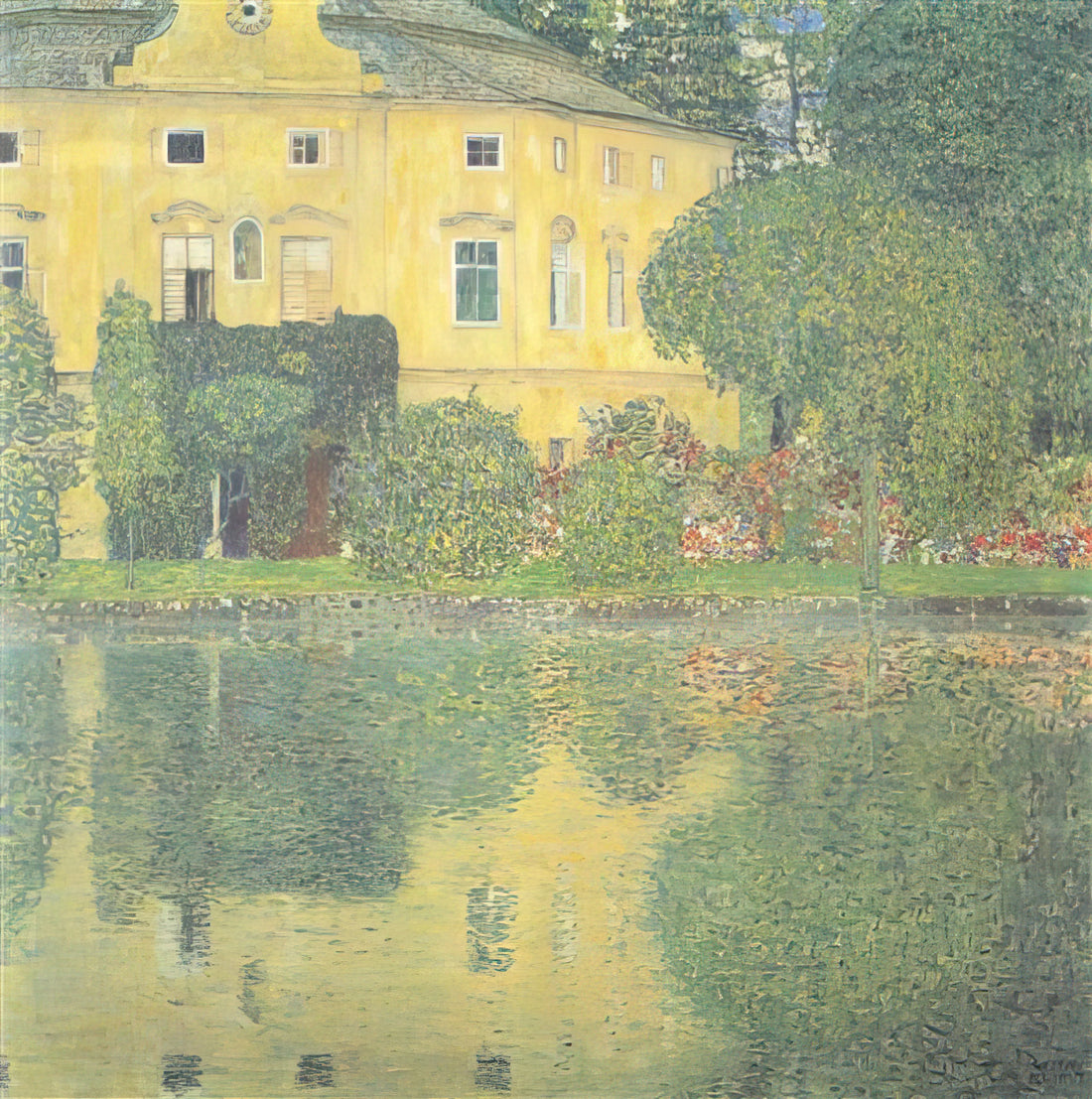 Judith Klimt Print: The Allure of Gustav Klimt's Gilded Masterpiece - SCHLOSS KAMMER ON THE ATTERSEE IV by Gustav Klimt