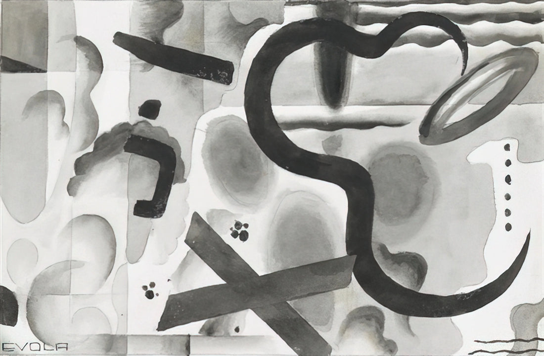 Julius Evola's Doctrine of Awakening: A Philosophical and Artistic Exploration - Untitled - Dada by Julius Evola