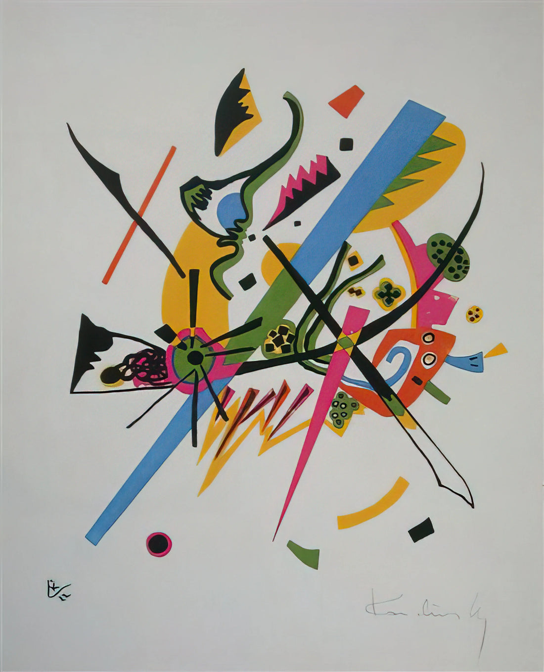 Kandinsky Abstract Paintings: The Birth of Pure Abstraction in Modern Art - SMALL WORLDS 1922 by Wassily Kandinsky