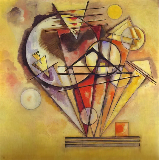 Kandinsky Art and Framing: A Curator's Guide to Displaying Abstract Masterpieces - ON THE POINTS 1928 by Wassily Kandinsky