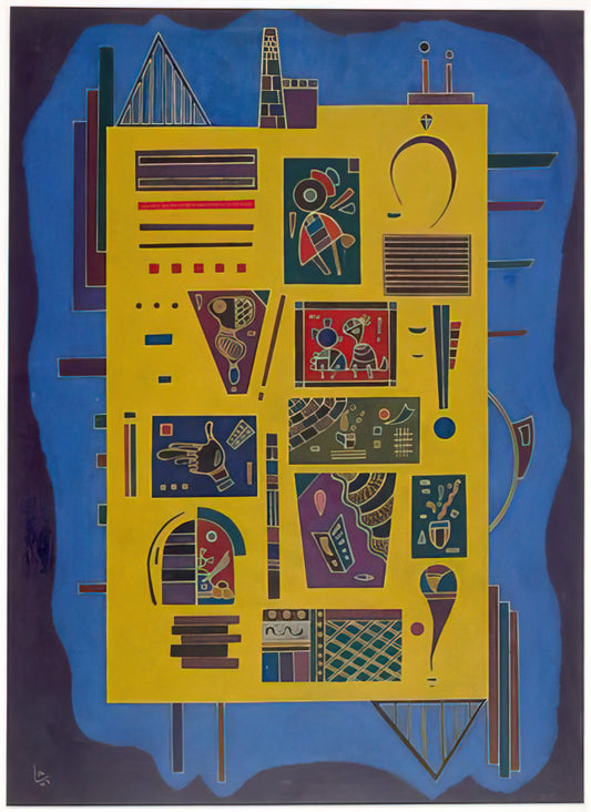 Kandinsky Canvas Art: The Abstract Revolution in Modern Masterpieces - CONGLOMERAT 1943 by Wassily Kandinsky