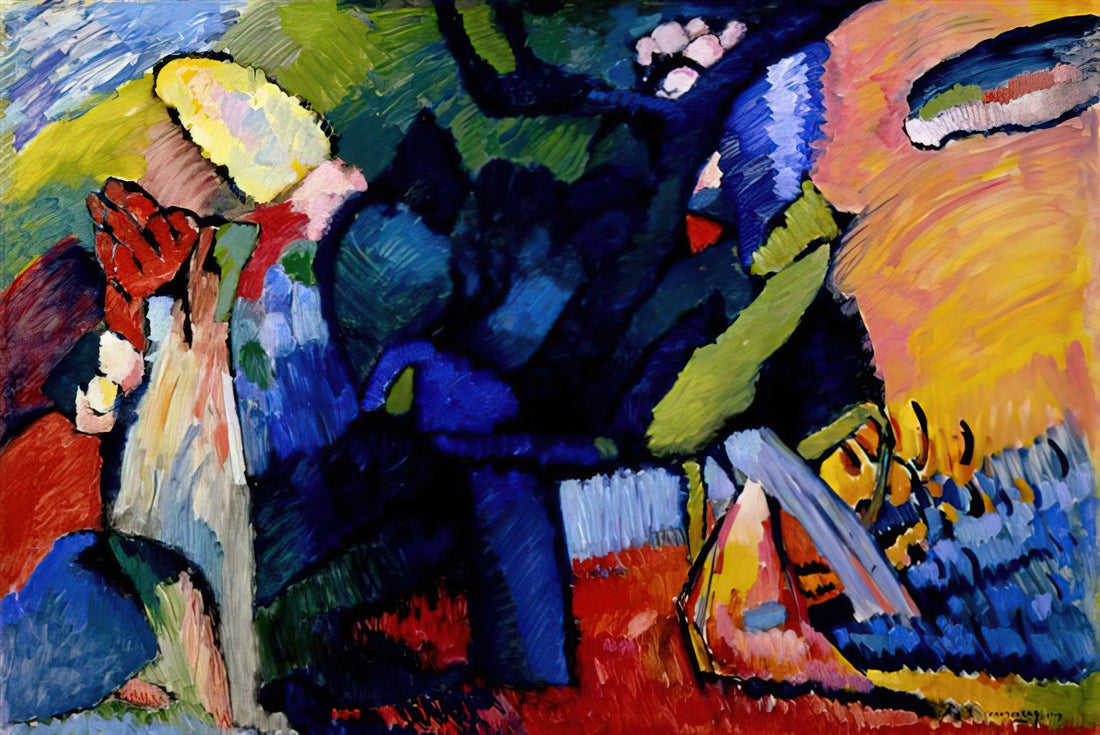 Kandinsky Canvas Art: The Revolutionary Power of Abstract Expression - IMPROVISATION 4 1909 by Wassily Kandinsky