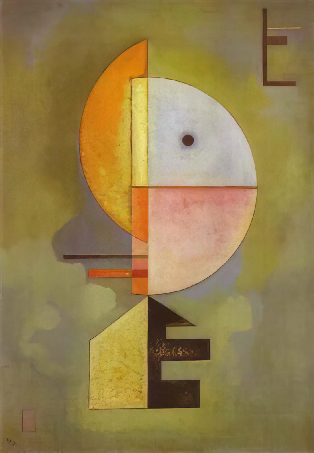 Kandinsky Framed Prints: A Curator's Guide to Owning Abstract Masterpieces - UPWARD 1929 by Wassily Kandinsky