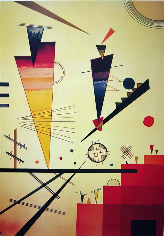Kandinsky Framed: A Guide to Displaying Abstract Masterpieces with Museum-Quality Precision - MERRY STRUCTURE 1926 by Wassily Kandinsky