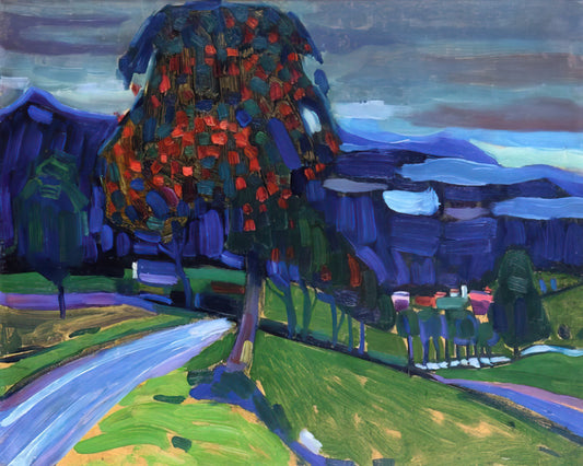 Kandinsky Poster Prints: A Collector's Guide to Abstract Expressionism - AUTUMN IN MURNAU 1908 by Wassily Kandinsky