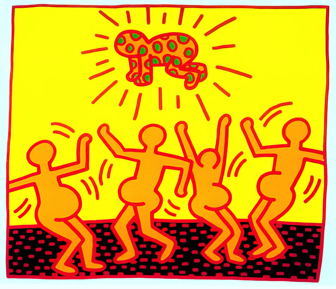Keith Haring Dance 1987: The Vibrant Legacy of Movement and Social Commentary - UNTITLED 1983 1 by Keith Haring