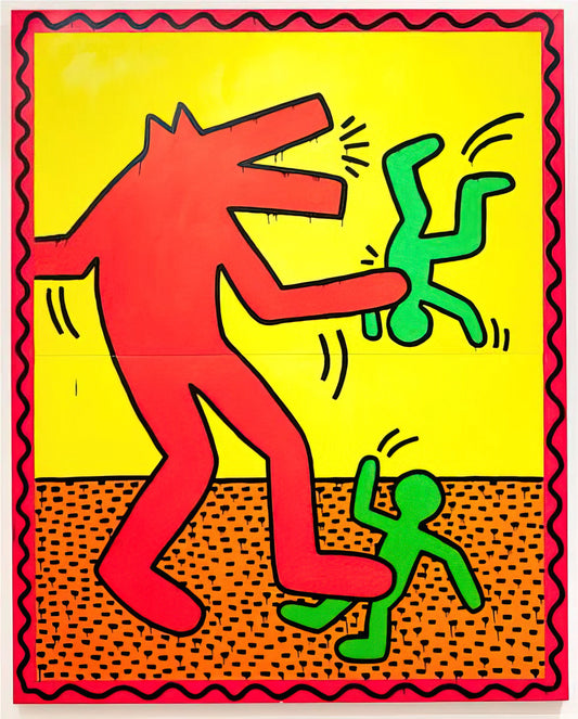 Keith Haring Pop: The Radiant Legacy of an Iconic Pop Art Visionary - UNTITLED 1982 1 by Keith Haring