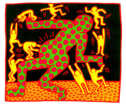 Keith Haring Poster: A Guide to the Iconic Artist's Most Collectible Prints - UNTITLED 1983 2 by Keith Haring