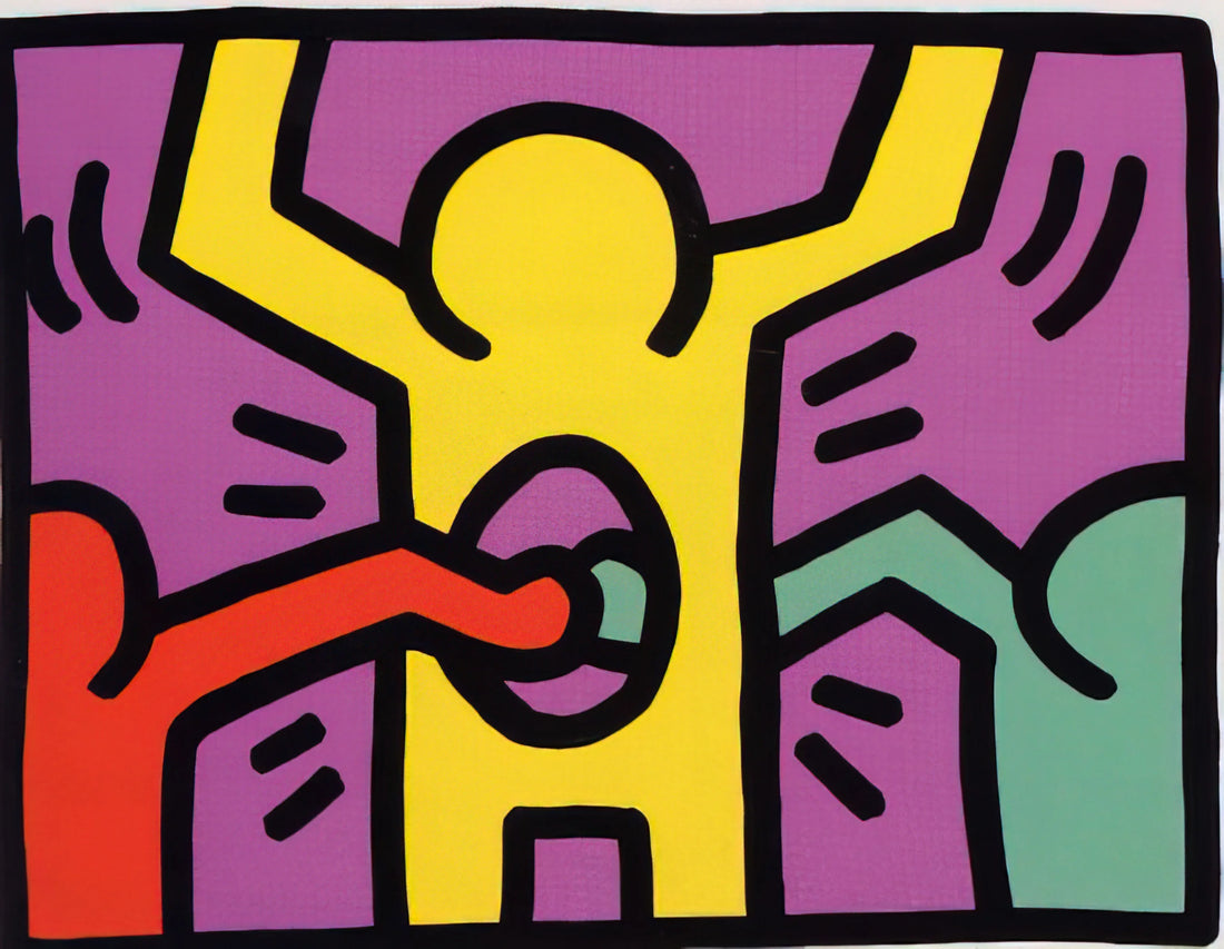 Keith Haring Prints: A Guide to the Pop Art Icon's Legacy and Collectibility - POP SHOP 1 1987 by Keith Haring