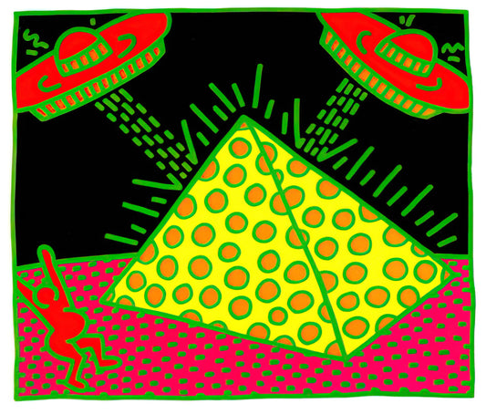 Keith Haring Serigraphs: A Vibrant Legacy of Pop Art and Social Commentary - UNTITLED 1983 3 by Keith Haring