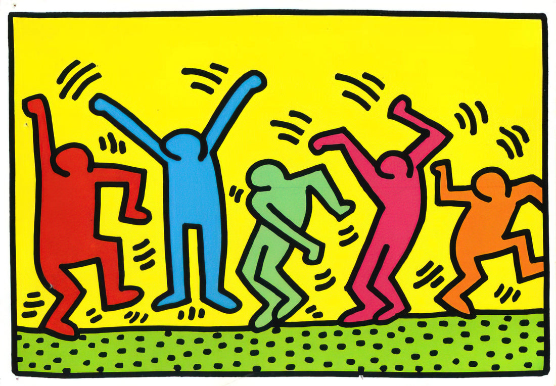 Keith Haring and Paradise Garage: The Underground Art That Shaped a Movement - UNTITLED DANCE 1987 by Keith Haring