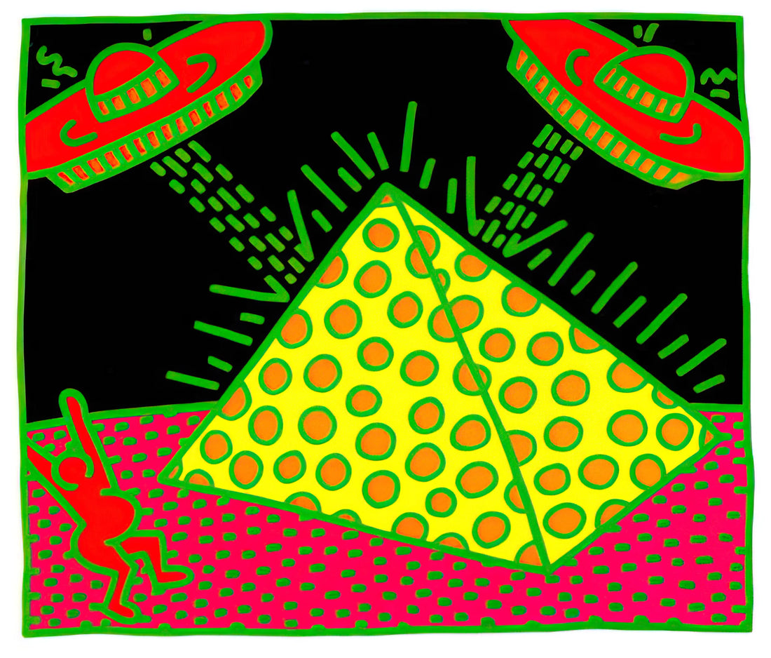 Keith Haring's Silence = Death Print: A Seminal Work of Activist Art - UNTITLED 1983 3 by Keith Haring