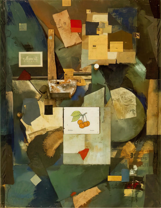 Kurt Schwitters Merz: The Radical Art of Collage and Assemblage - CHERRY PICTURE 1921 by Kurt Schwitters