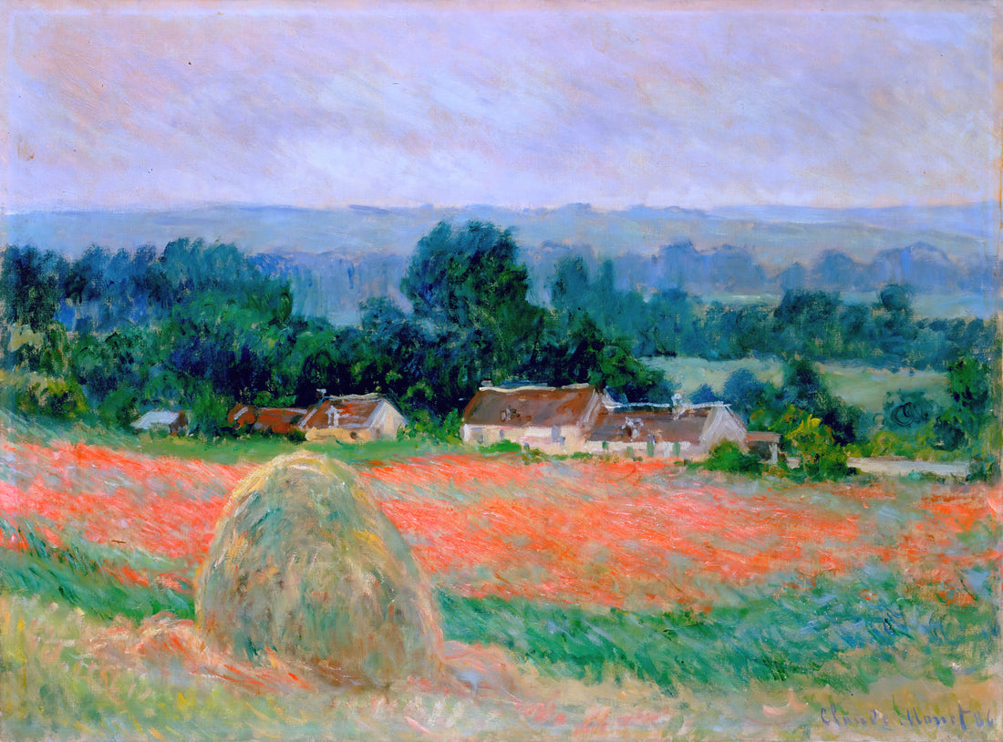 La Grenouillère: Claude Monet's Revolutionary Waterside Scene - Haystack at Giverny by claude monet