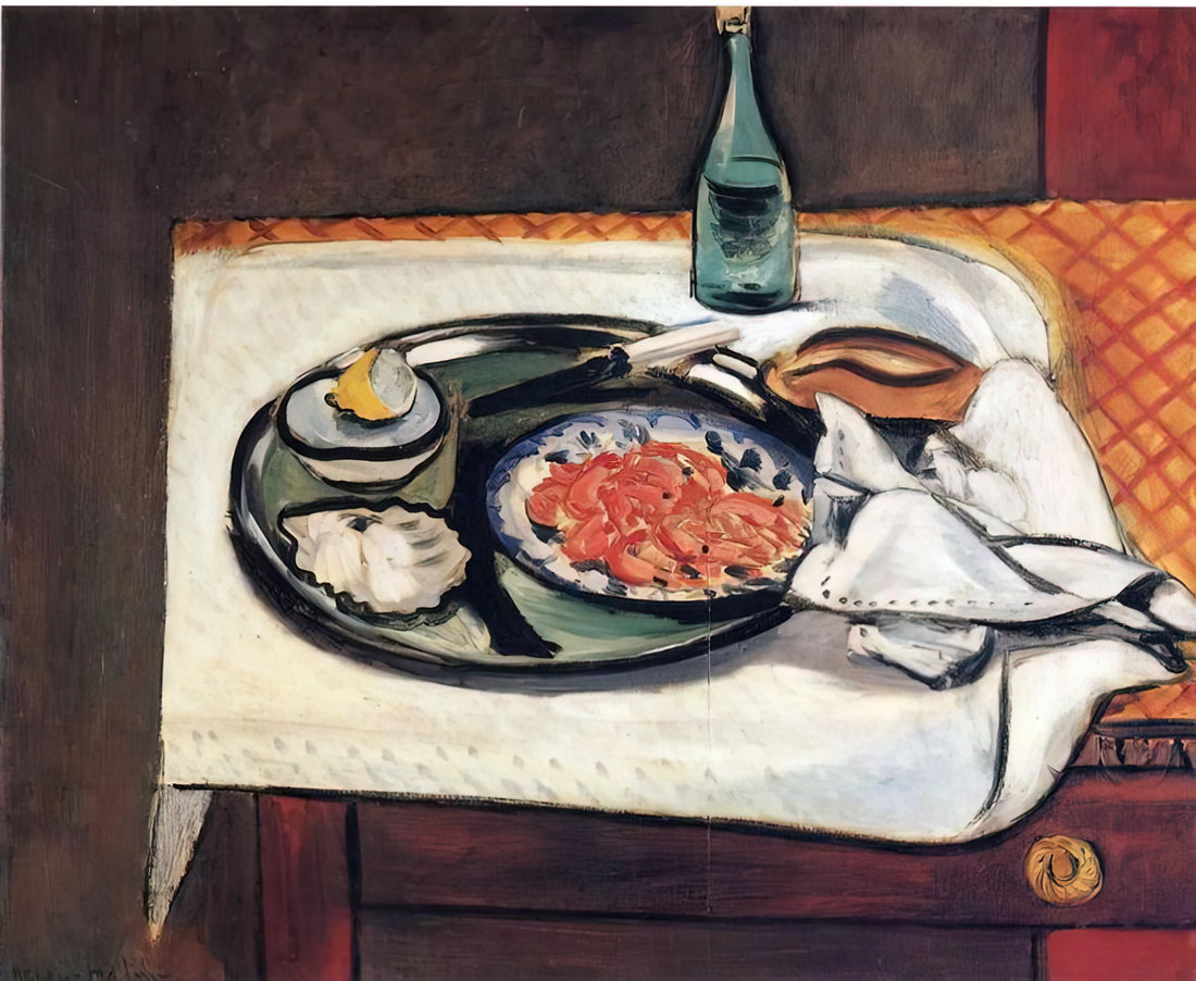 La Perruche et la Sirène: Matisse's Masterpiece of Color and Form - PINK SHRIMP 1921 by Henri Matisse