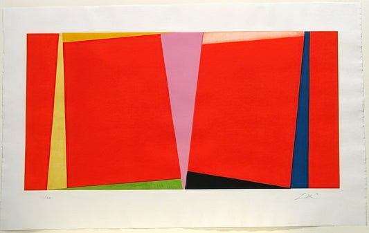 Larry Zox Acrylic Print: A Modernist Masterpiece for Your Collection - Untitled - 1970 by Larry Zox