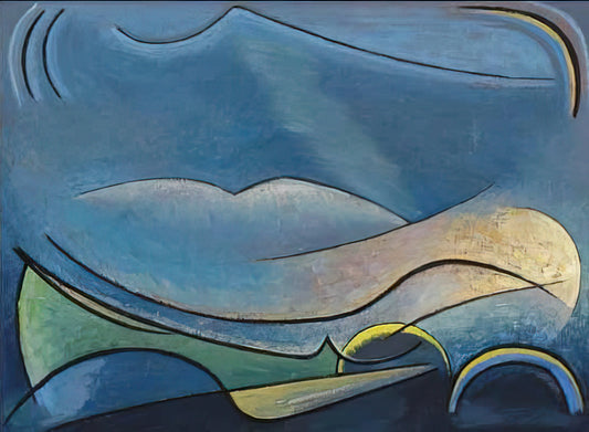 Lawren Harris Artwork: A Journey Through Canada's Iconic Modernist Vision - The Spirit of Remote Hills - 1958 by Lawren Harris