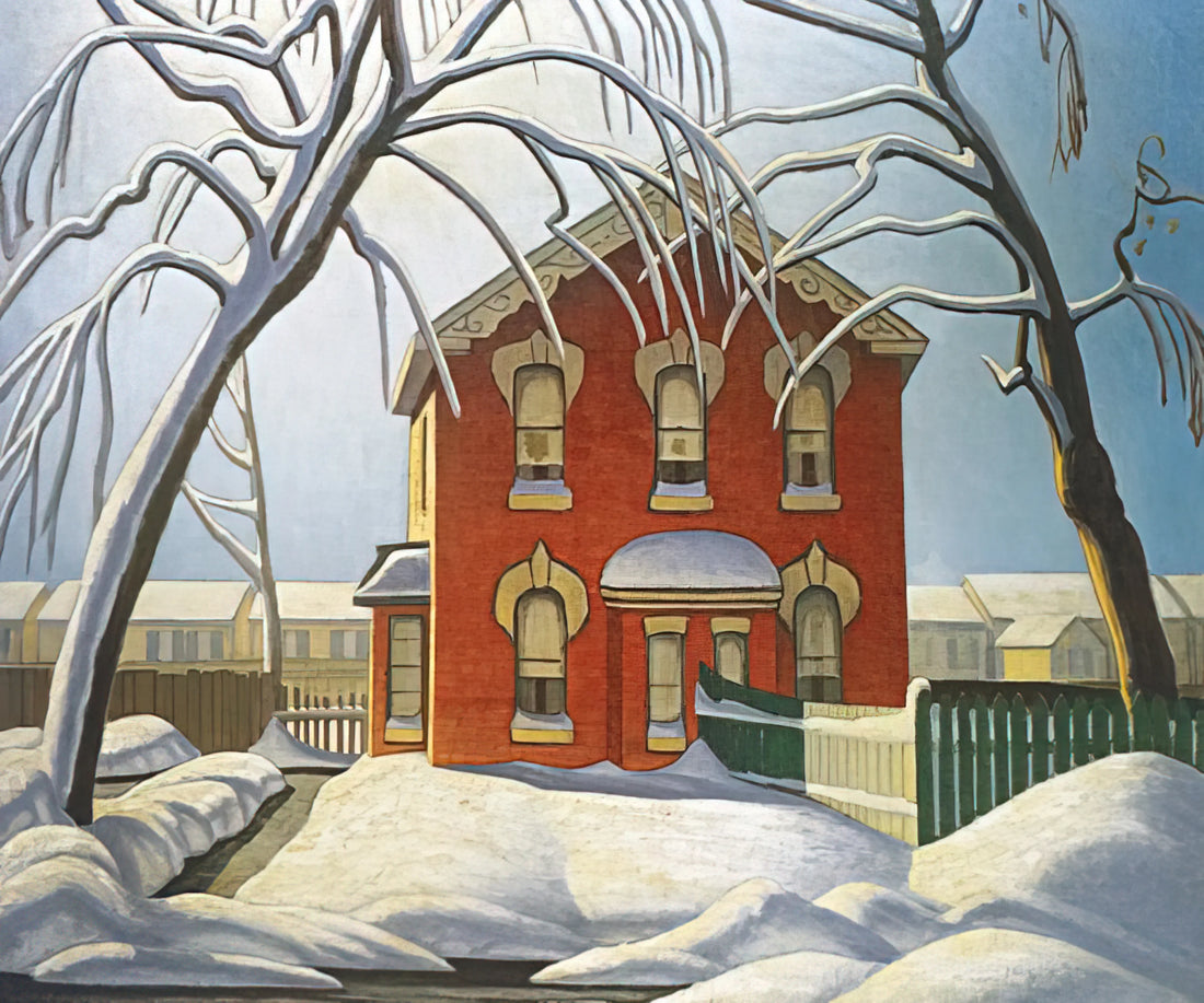 Lawren Harris and the Group of Seven: Defining Canadian Modernism - Red House - 1925 by Lawren Harris
