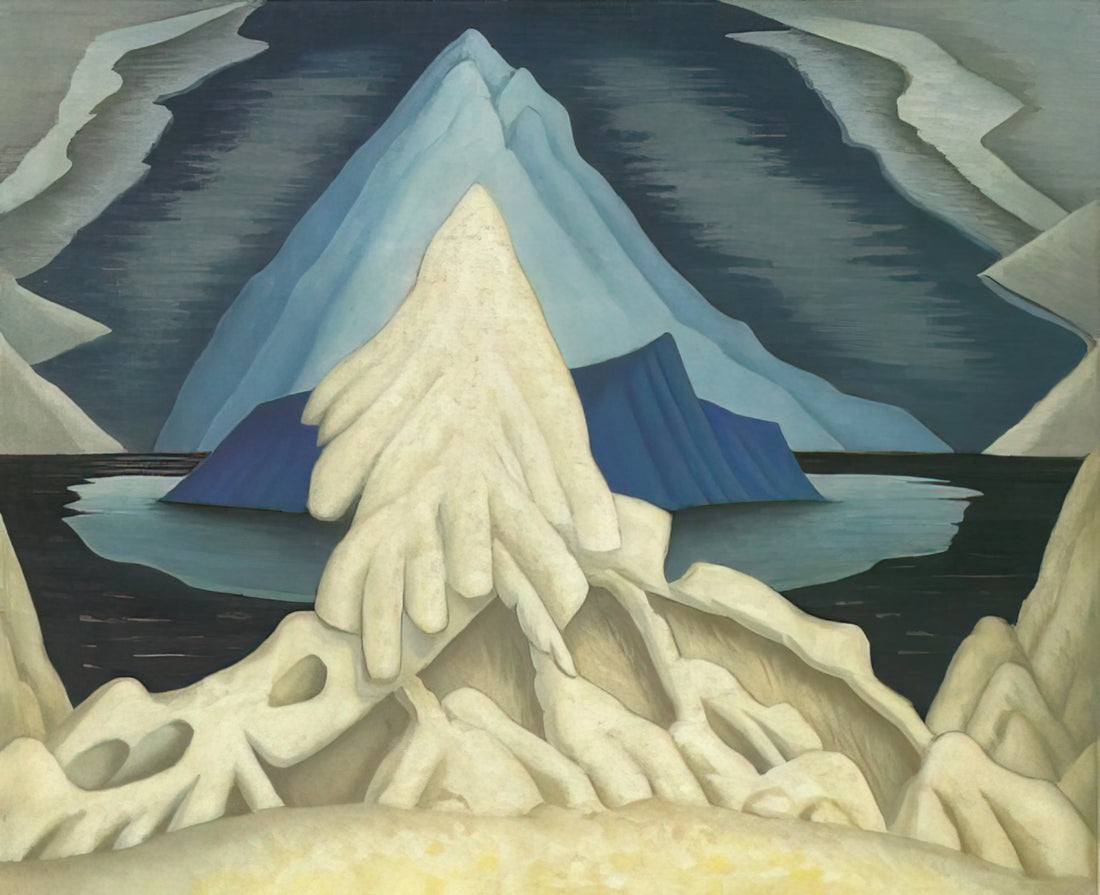 Lawren Harris and the Northern Painting Movement: A Canadian Modernist Vision - Winter comes from the Arctic to the Temperate Zone - 1935 by Lawren Harris
