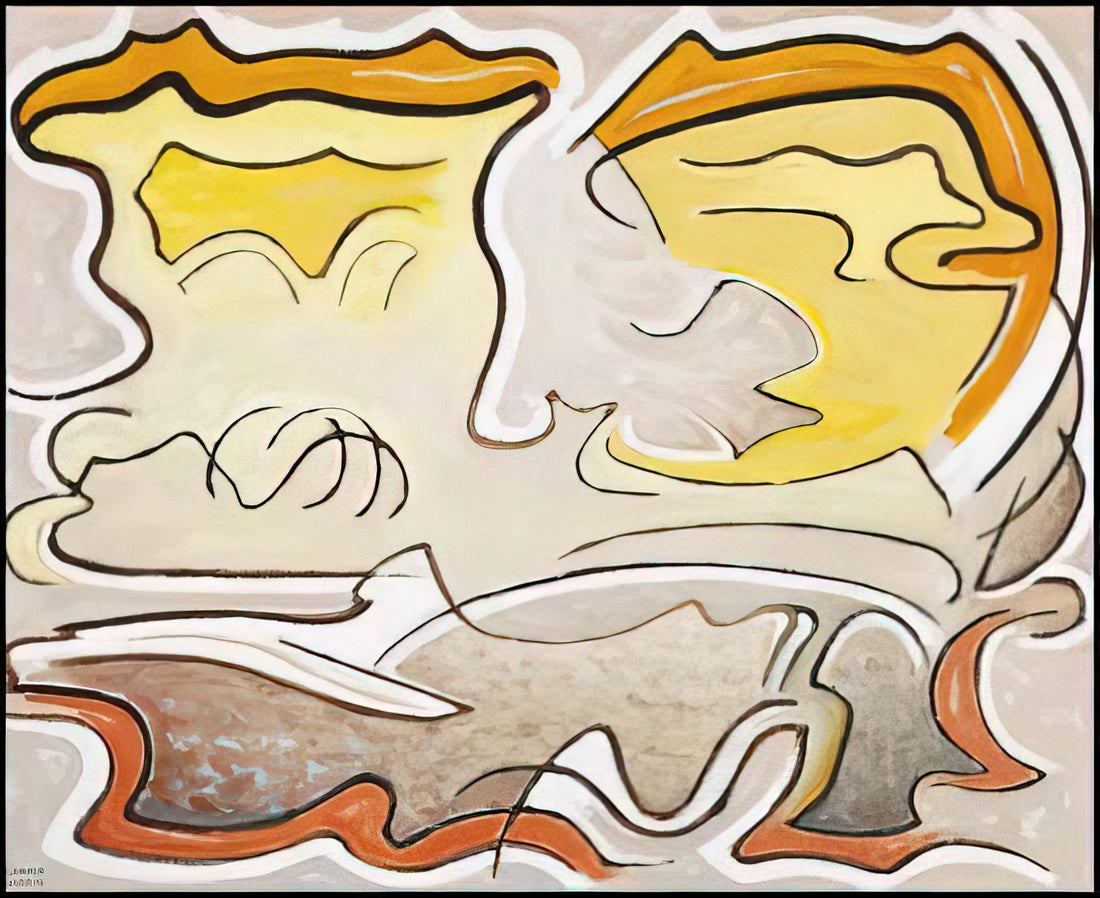 Lawren S. Harris Paintings: A Journey Through Canadian Modernism and Spiritual Abstraction - LSH 83 - 1957 by Lawren Harris