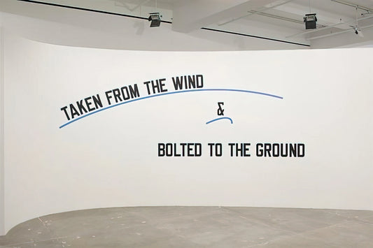 Lawrence Weiner Posters: The Conceptual Art of Language in Your Space - Taken From the Wind... - 2009 by Lawrence Weiner