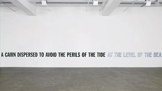 Lawrence Weiner: The Language Artist Who Redefined Conceptual Art - A Cairn Dispersed... - 2008 by Lawrence Weiner
