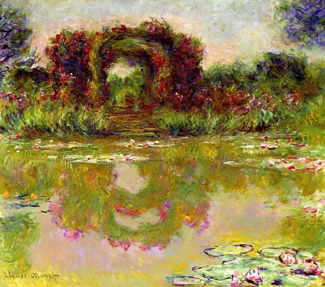 Le Grand Canal et Santa Maria della Salute: A Masterpiece of Venetian Light and Architecture - Rose Arches at Giverny by claude monet