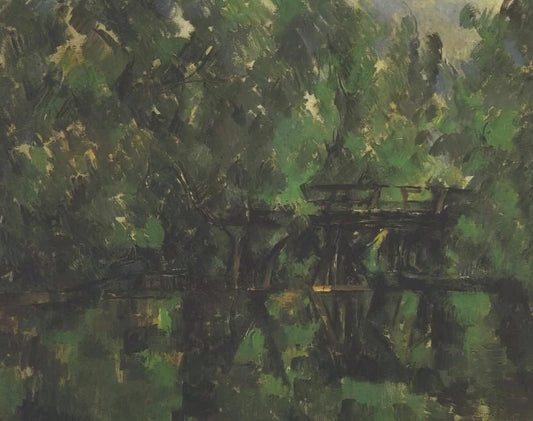 Le Mont Sainte-Victoire by Cézanne: The Mountain That Changed Modern Art - Bridge over the pond by Paul Cézanne