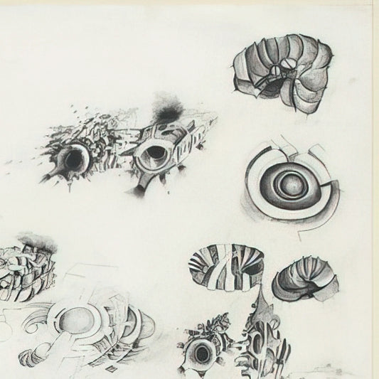 Lee Bontecou Brushed Aluminum Print: A Collector's Guide to Her Metallic Masterpieces - UNTITLED 1961 1 by Lee Bontecou