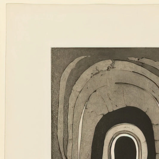 Lee Bontecou Canvas: Exploring the Radical Sculptural Vision of a 20th-Century Pioneer - ETCHING ONE 1967 by Lee Bontecou