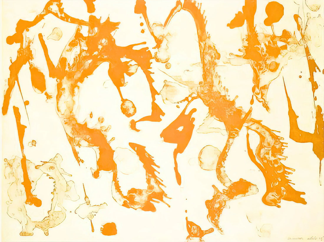 Lee Krasner Noon 1947: A Masterpiece of Abstract Expressionism - Gold Stone by Lee Krasner